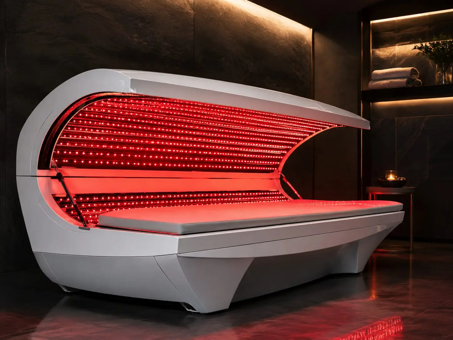 Red light therapy in India &mdash; full-body therapy bed by Marcus Bath