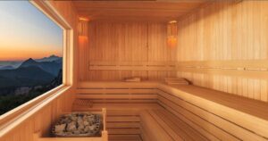 Sauna Bath (Size – 10′ x 8′ x 7′)