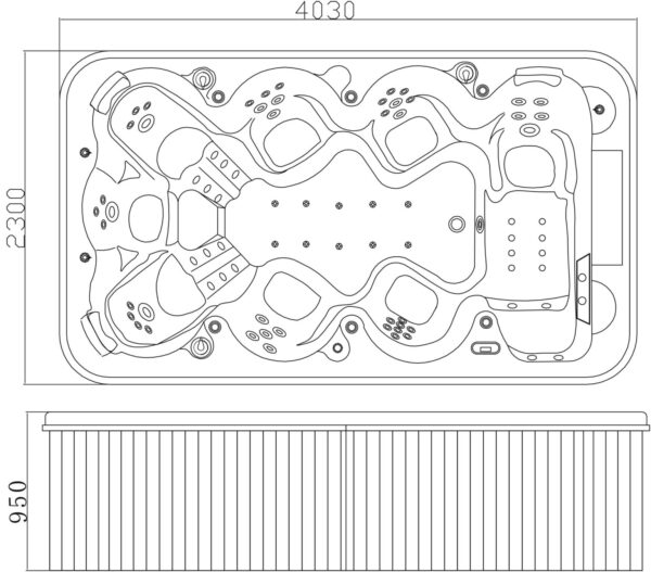 VBL-S04X Jacuzzi Pool - Image 2