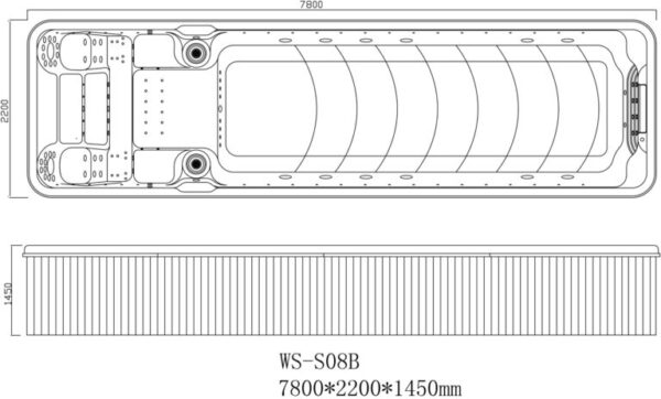 VBL-S08B Swim Spa - Image 3