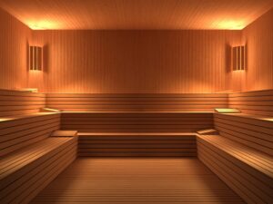 Sauna (Size – 12′ x 8′ x 7′)